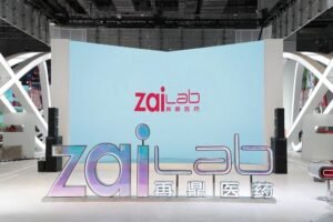 zai Lab exhibition stand construction in ciie