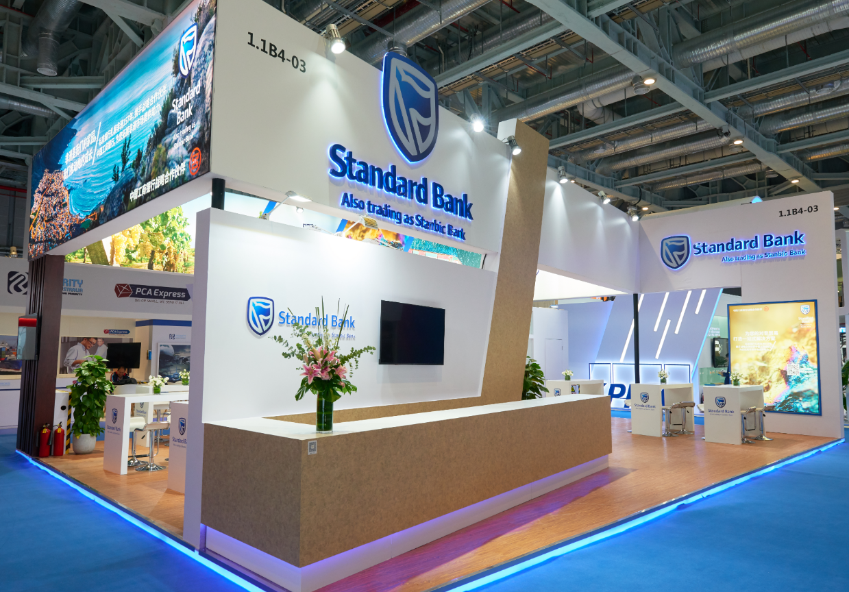 standard bank exhibition stand in china