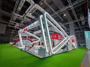 zai Lab 2 @ciie expo stand construction in ciie