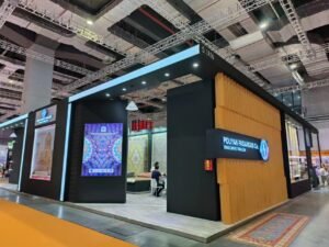 iran pavilion at domotex asia china floor exhibition stand