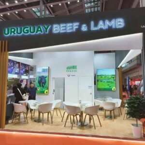 Uruguay beef at Sial Shenzhen Exhibition stand constrution