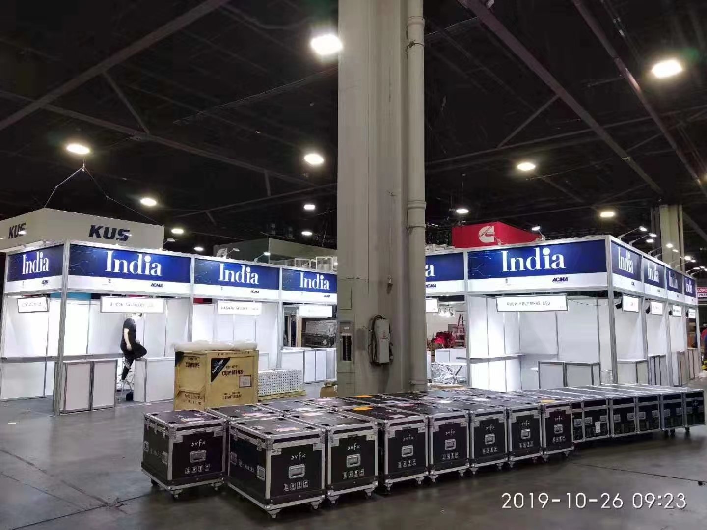 NACV Show 2019 india pavilion system stand in Atlanta United States NACV Show 2019 india pavilion system stand in Atlanta United States