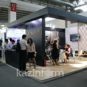 kazakhstan pavilion expo stand construction in aguafood beijing