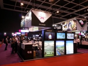 wines of argentina pavilion expo stand construction in hongkong vinexpo asia