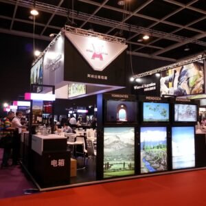 wines of argentina pavilion expo stand construction in hongkong vinexpo asia