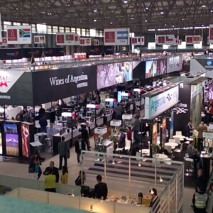 wines of argentina pavilion expo stand construction in prowine in shanghai china