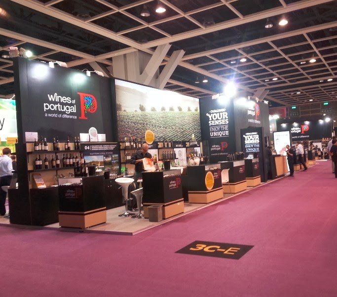 wines of portugal pavilion expo stand construction in hongkong HKTDC Hong Kong International Wine & Spirits Fair