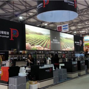 wines of portugal pavilion expo stand construction in prowine shanghai