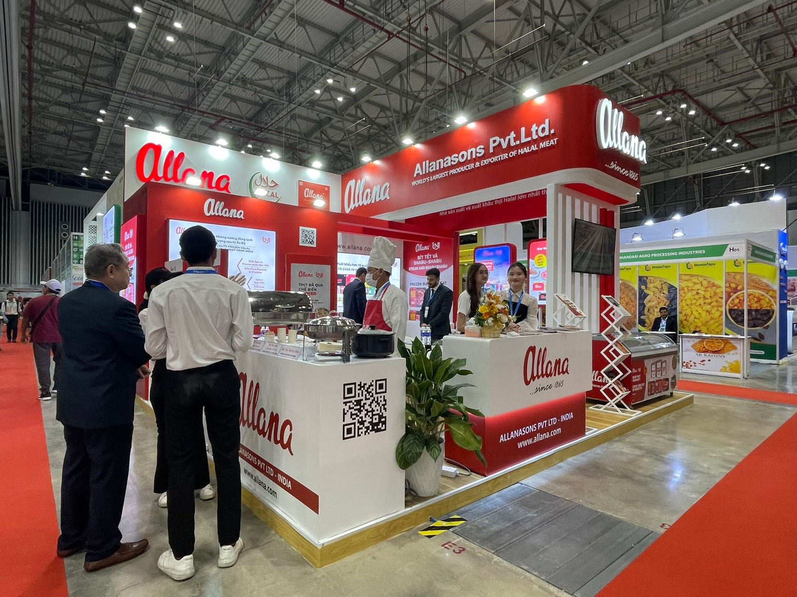 allana exhibition stand in vietnam allana exhibition stand in vietfood 2024