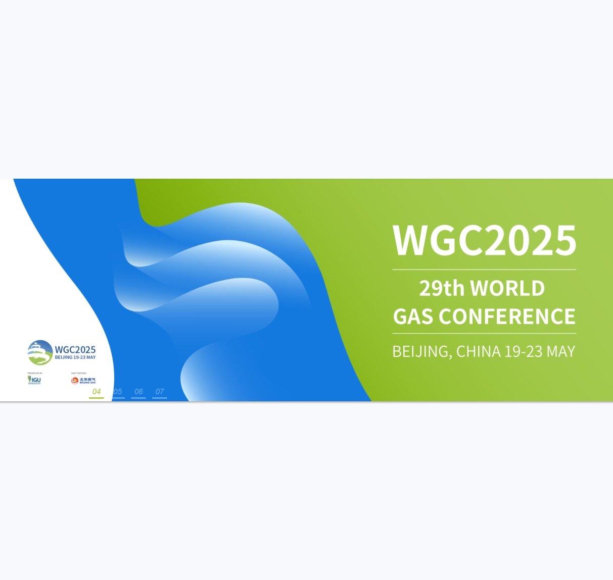 The 29th World Gas Conference (WGC2025) exhibition stand construction