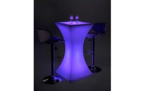 Square LED Cocktail Table Set