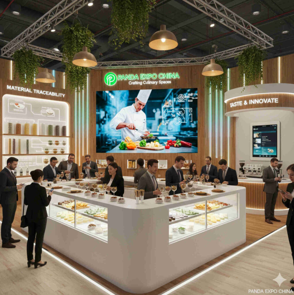 SIAL CHINA 2026 Shanghai booth design by PANDA EXPO CHINA at SNIEC